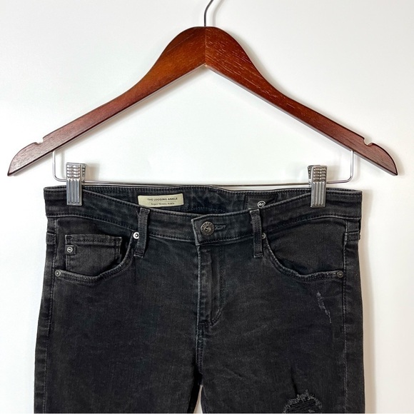 AG Adriano Goldschmied Jeans The Legging Ankle Super Skinny Distressed - Picture 3 of 8